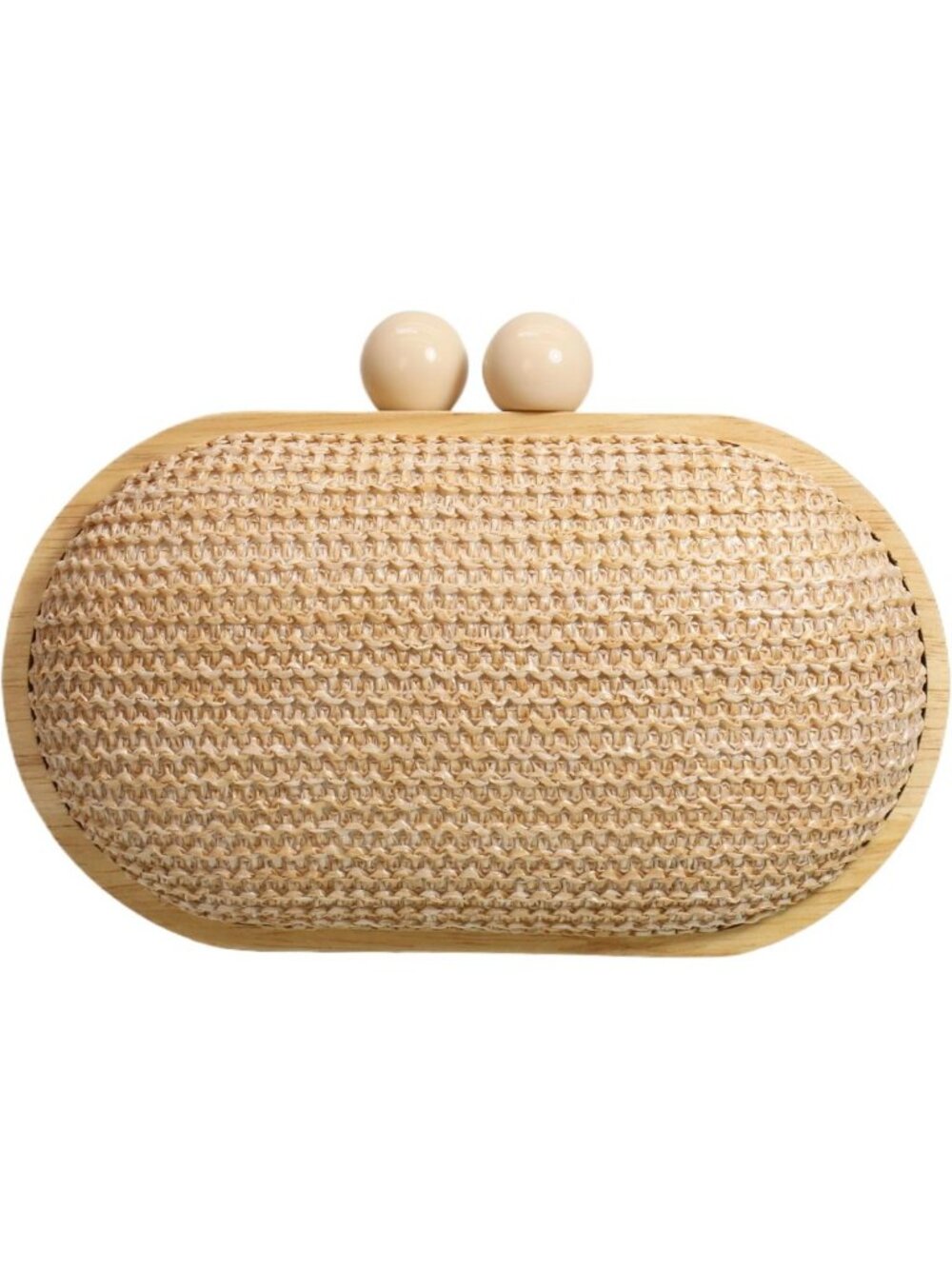 Hand-woven Straw Clutch Bag for Women | Summer Beach Crossbody Purse & Evening